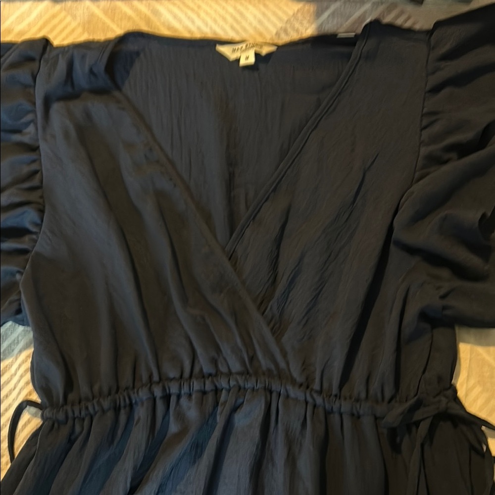 Elegant Black Wrap Dress